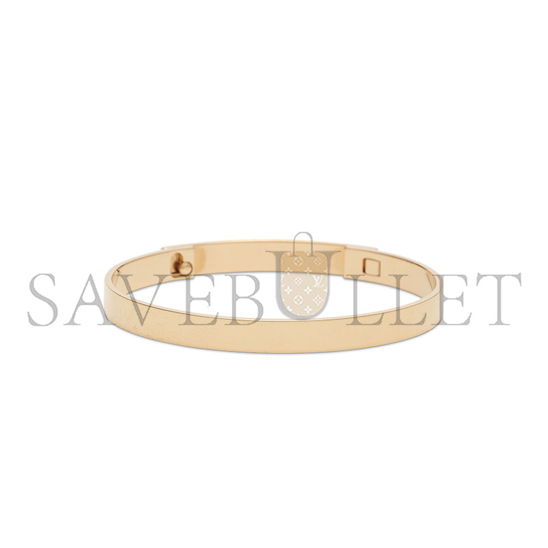 HERMÈS AN 18K ROSE GOLD & DIAMOND COLLIER DE CHIEN BRACELET 